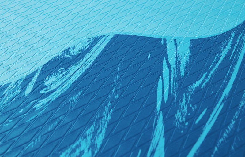 Aquatone Wave 10' all-round SUP set deckpad detail