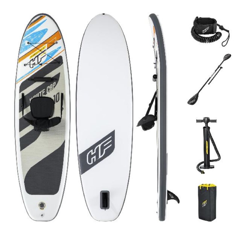 Hydro Force White Cap convertible 10′ All-round SUP board