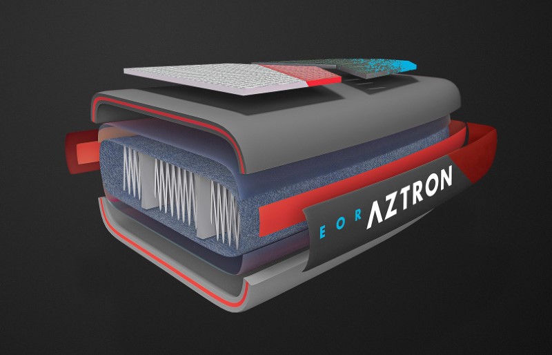 Aztron Meteor 14' race sup board constructie
