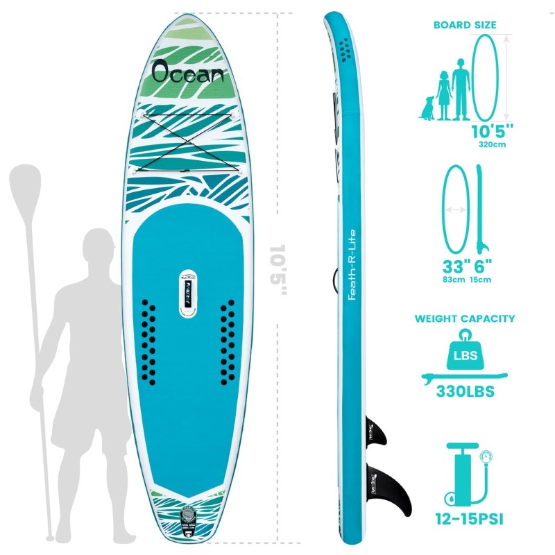 Funwater Feath-r-Lite Ocean 11'5 SUP board